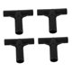 thumbnail image 5 of unbranded 4Ud Conector En T Negro Para Trampolines Fácil Instalación Y Uso Diario, 5 of 8