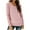 Pink, variant on CheerKidz Women Solid Color Long Sleeve Casual T Shirt Pullover Top Round Neck Basic Tee Soft Comfortable Everyday Wear Spring Winter Fashion Blouse(Hot Pink,2XL)