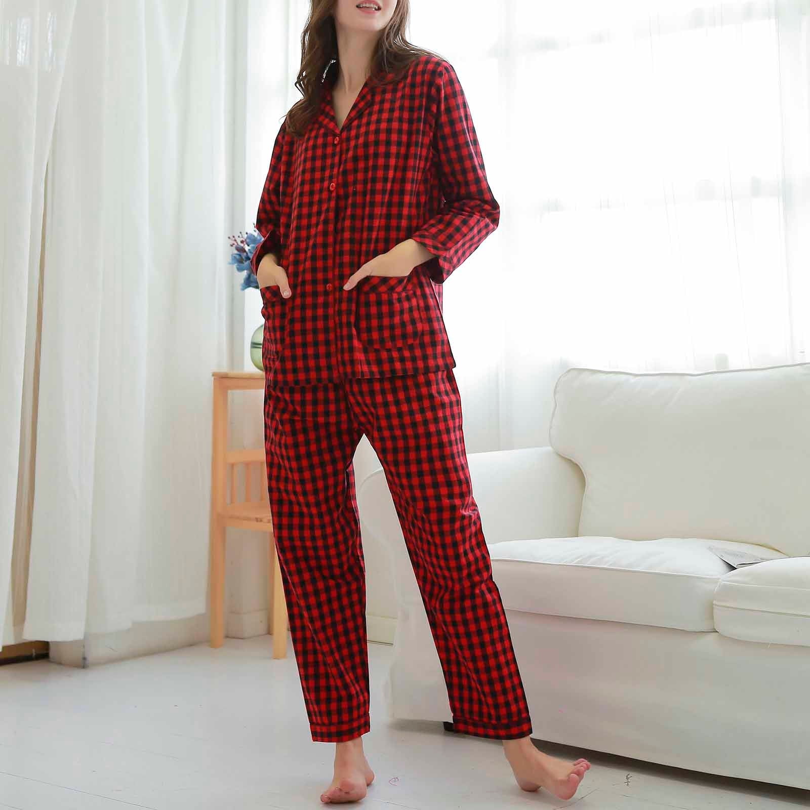 Ensemble Short Tee Shirt Femme - Ensemble Pyjama En Tricot CôTelé Pour Femmes Col En V Manches Longues Tenues Assorties Haut Et Pantalon VêTements De DéTente SurvêTements DéContractéS Soutien Gorge