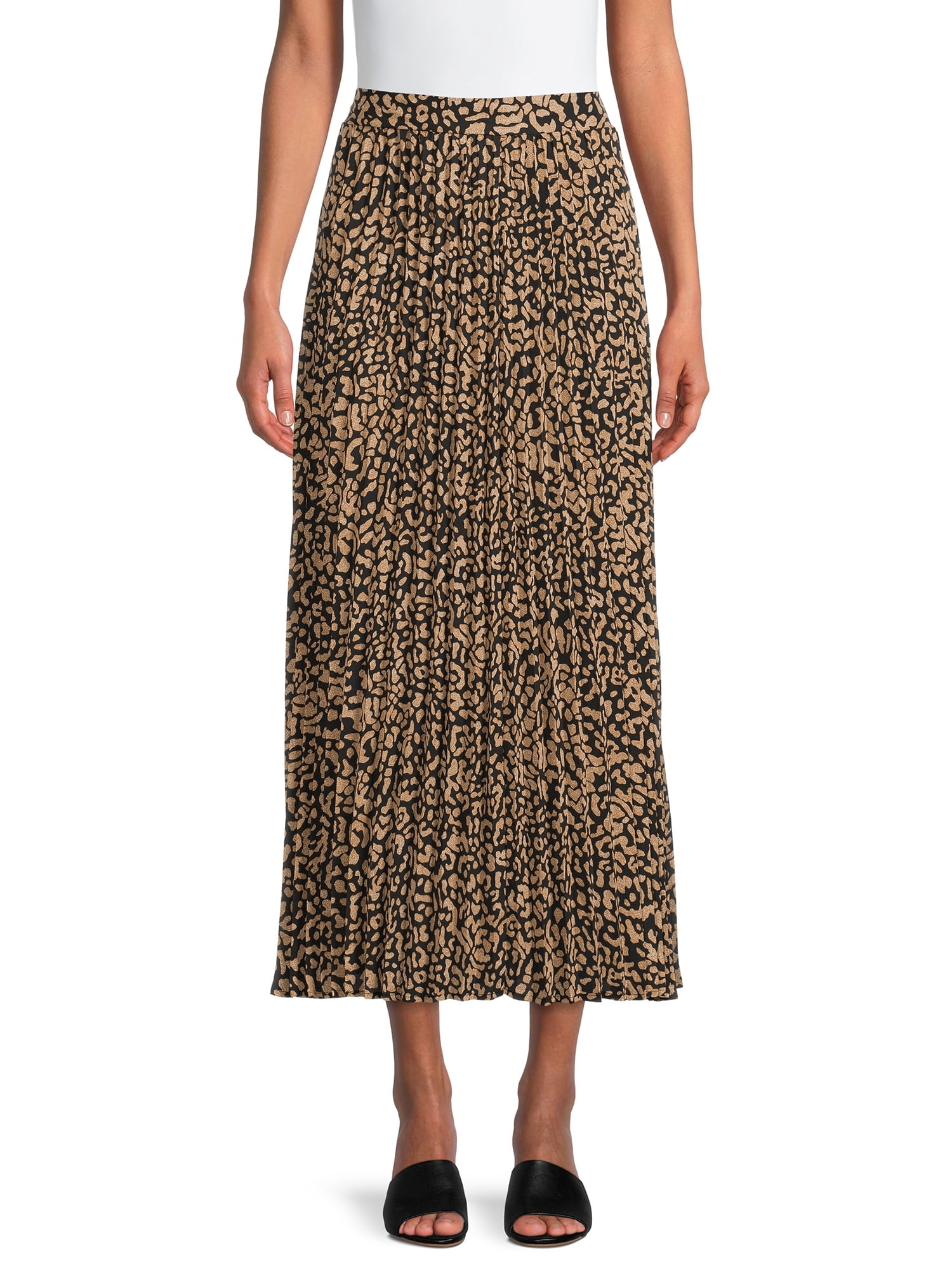 The Get Women's Pleated Maxi Skirt - Walmart.com
