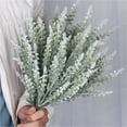 thumbnail image 5 of PAMINGONO 3Pcs White And Red Purple Artificial Lavender Stems Realistic For Diy Supplies Garden, 5 of 7