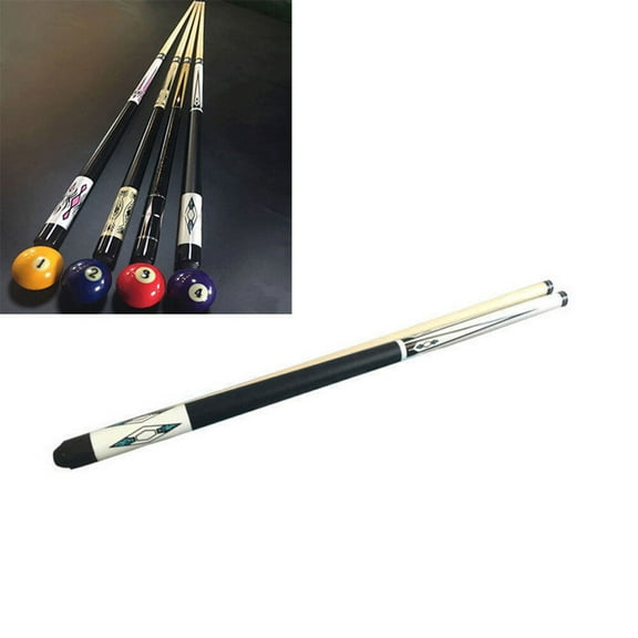 SOPOTUTU Durable Black Wood Pool Cue Stick for Playing Smooth Stroke
