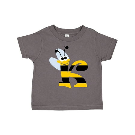 

Inktastic Cute Bee Initial K Gift Toddler Boy or Toddler Girl T-Shirt