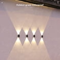 thumbnail image 3 of Advancent Lámpara de pared LED impermeable con energía solar: fácil instalación Luz ecológica para exteriores Diseño inalámbrico Iluminación y accesorios HexágonoPlata Hexágono, 3 of 6