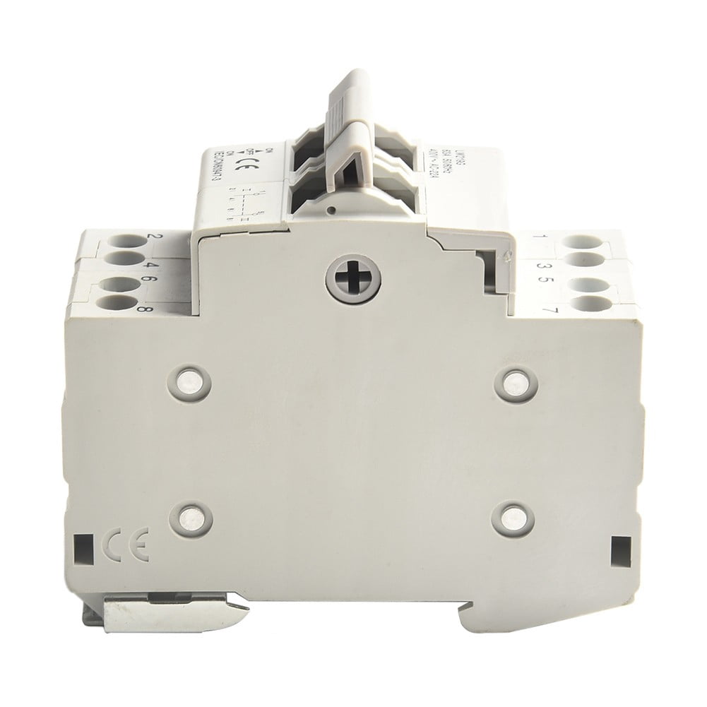 2P 32A 400V Dual Power Manual Transfer Isolation Switch Latching Circuit Breaker