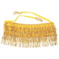 thumbnail image 1 of KAKOWELY Pañuelo de cadera para mujer, cinturón para danza del vientre con lentejuelas, accesorio para disfraz de bailarina, 1 of 5