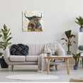 thumbnail image 2 of Stupell Industries Abstract Cattle Horns Collaged Silhouette Blocked Shapes Painting Gallery Wrapped Canvas Print Wall Art, Design by Scott Brems, 2 of 7