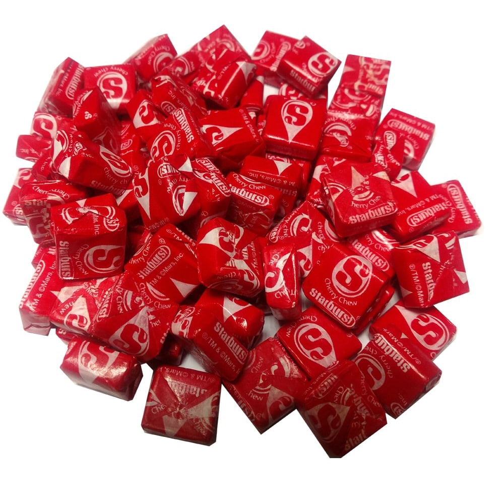 Cherry Red Starburst Fruit Chews 2 Full Pounds Bulk Candy Walmart