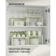 thumbnail image 2 of Set de cocina SONGMICS, estante organizador, 2 unidades, color blanco crema, 2 of 6