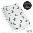 thumbnail image 6 of Sweet Jojo Designs Moon Bear Boy, Girl, Unisex/Gender Neutral Changing Pad Cover Sheet, 6 of 6