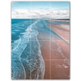 thumbnail image 1 of Picture-Tiles.com: Beach Ceramic Tile Wall Mural WAL500066-34S. 12.75"W x 17"H using (12) 4.25" x 4.25" Ceramic Tiles-Satin Finish, 1 of 3