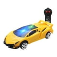 thumbnail image 4 of Coche con control remoto Baoblaze Coche Deportivo eléctrico escala 1:24 Amarillo, 4 of 8