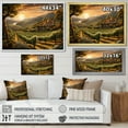 thumbnail image 4 of Designart "Fluid Art Vineyard Charm" Vineyard Floater Framed Canvas Prints, 4 of 5
