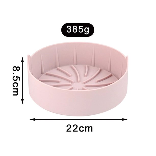 Cesta de silicona para freidora, molde de silicona para freidora de aire, fácil de limpiar, bandejas de horno para hornear, plato de Pizza, sartén para parrilla, accesorios para freidora de aire
