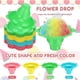 thumbnail image 3 of 200 Pieces 4 Oz Colorful Shaved Ice Cups Flower Shaped Snow Cone Cups Leak Proof Plastic Snack Ice C, 3 of 5