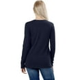 thumbnail image 3 of Womens Cotton Long Sleeve Crew Neck Shirt, 3 of 7