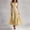 Light Yellow, variant on Morttic Women's Button Front Lace Trim Maxi Dress – V-Neck Sleeveless A-Line, Solid Color Casual Elegant Long Dress Sky Blue,L
