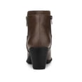 thumbnail image 2 of Unique Bargains Bottines à Talon Bloc Empilé à Bout Rond avec Fermeture Éclair pour Femmes, 2 of 7