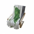 thumbnail image 3 of Clover Soft Flannel Fleece Throw Blanket, Heart Created with Shamrocks Nature Love St Patrick's Day, Cozy Plush for Indoor and Outdoor Use, 50" x 60", Fern Green Lime Green, by Ambesonne, 3 of 5