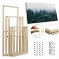 thumbnail image 2 of 40x60 50x70 60x90 60x120 DIY Wood Frame Kit for Canvas Oil Painting Frame Bars Wood Frame for Diamond Painting Wall Art Frame, 2 of 9