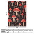 thumbnail image 4 of Nawypu Mushroom Blanket Soft Lightweight Flannel Throw Blankets for Girls Boys Kids Men Women Birthday Mushrooms Gifts, 4 of 6
