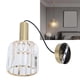thumbnail image 1 of Luz Moderna Para Isla De Cocina, Lámpara Colgante De Cristal 85-265 V, Luz Cableada, Oro De Lujo, Fácil Instalación, Altura Ajustable Multiusos Para Cocina Para Dormitorio, 1 of 7