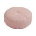 thumbnail image 1 of Cojín de suelo redondo decorativo para meditación. Rosa, 1 of 8