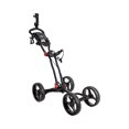thumbnail image 2 of Carrito de golf, carrito de golf de empuje, carrito , soporte para ajustable, carrito de empuje ligero compacto plegable de 4 ruedas, 2 of 8