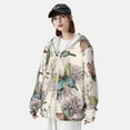 thumbnail image 3 of Lsque Flying Butterflies-1 UPF 50+ Lightweight Sun Protection Men's Women's Long Sleeve Shirt, Hoodie Performance -X-Large, 3 of 9