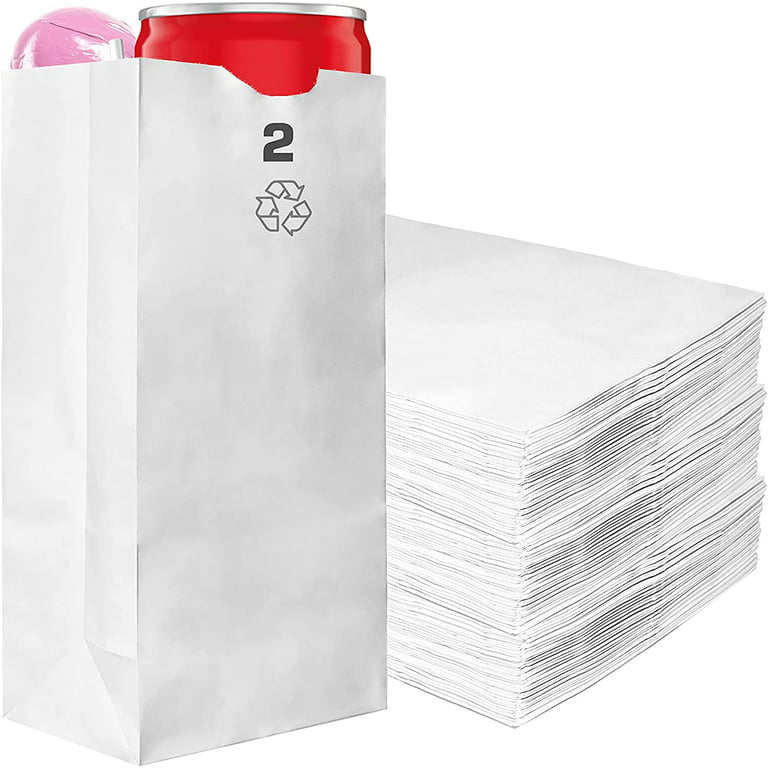 Duro 2 lb. White Paper Bag - 500/Bundle