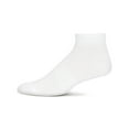 thumbnail image 4 of MeMoi 10 Pair Women's Ribbed Solid Color Quarter Socks - Womens - Female, One Size, White, 4 of 4
