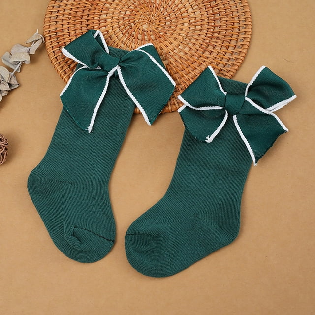 Soft Winter Thermal Long Socks For Toddlers And Children With Non- Grip Sole Design