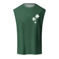 thumbnail image 1 of Summer Fashion Men's Vest Coconut Pattern Shoulder Design Minimalist Style Sleeveless Top, 1 of 6