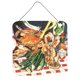 thumbnail image 1 of Impresiones para colgar en la pared o en la puerta Caroline's Treasures Crab Boil Metal de Aluminio 6 x 6 multicolor, 1 of 1
