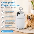thumbnail image 5 of sexaoalx Diaper Pail, 12L Odor Control Trash Can with Locking Lid, Cartoon Design Waste Bin for Bathroom, Laundry, Living Room, 5 of 11
