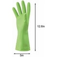 thumbnail image 4 of Dishwashing Rubber Gloves for Cleaning – 4 Pairs Household Gloves Including Blue, Pink, Green and Red, Non Latex and Fit Your Hands Well, Great Kitchen Tools, 4 of 6