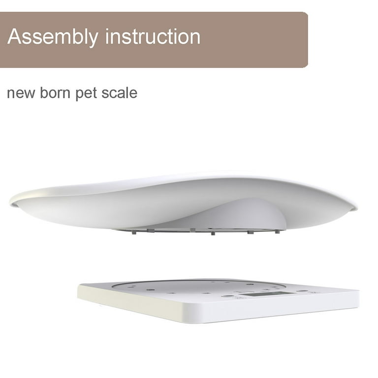 High Precision Digital Scale Weight Balance Scale Pet LCD Electronic Gram  Dogs Cats Puppy Animal Weighing Tools for Baby