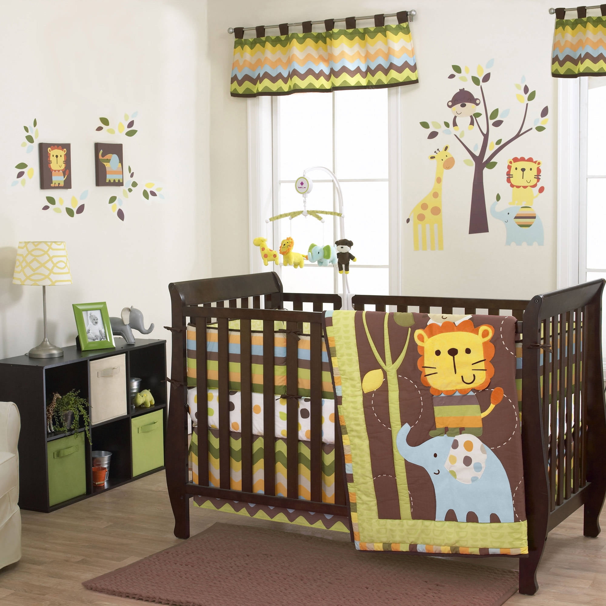 safari crib bedding walmart