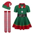 thumbnail image 3 of Disfraz de duende navideño, accesorios para fotos de ropa, disfraz de disfraz para fiesta de disfraces, festival, , juego de rol Mujeres 170cm Colco Disfraz de duende, 3 of 8