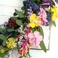 thumbnail image 4 of Idyllic Wild Flower Wreath for Front Door, 20", 4 of 6