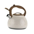 thumbnail image 2 of Tetera con Silbato para Estufa con Mango de Madera para Agua Hirviendo Leche, 2 of 9