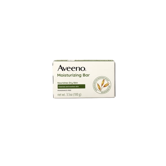 Aveeno Naturals Moisturizing Bar For Dry Skin 3.50 Oz (Pack Of 12) - Packaging May Vary