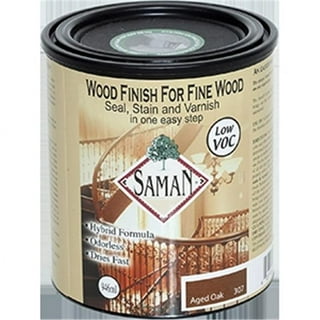 Saman TEW-107-12 Interior Water Based Stain for Fine Wood, Eggplant, 12 Ounce