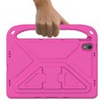 thumbnail image 5 of Allytech Lenovo Tab P11(TB-J606F/TB-J606X) 11 Inch Case,Soft EVA Rubber Children Proof Handle Kickstand Heavy Duty Protection Shockproof Case Cover for Lenovo Tab P11(TB-J606F/TB-J606X),Rose, 5 of 6