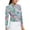003-Peacock Flower, variant on Women’s Long Sleeve Quarter Zip Collared Golf Polo Shirt Moisture Wicking Shirt for Casual Work