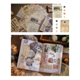 thumbnail image 1 of Retro Handbook Material Book DIY Base Material Package Retro Inspiration Series Retro Handbook Decorative BackingPaper,G, 1 of 7