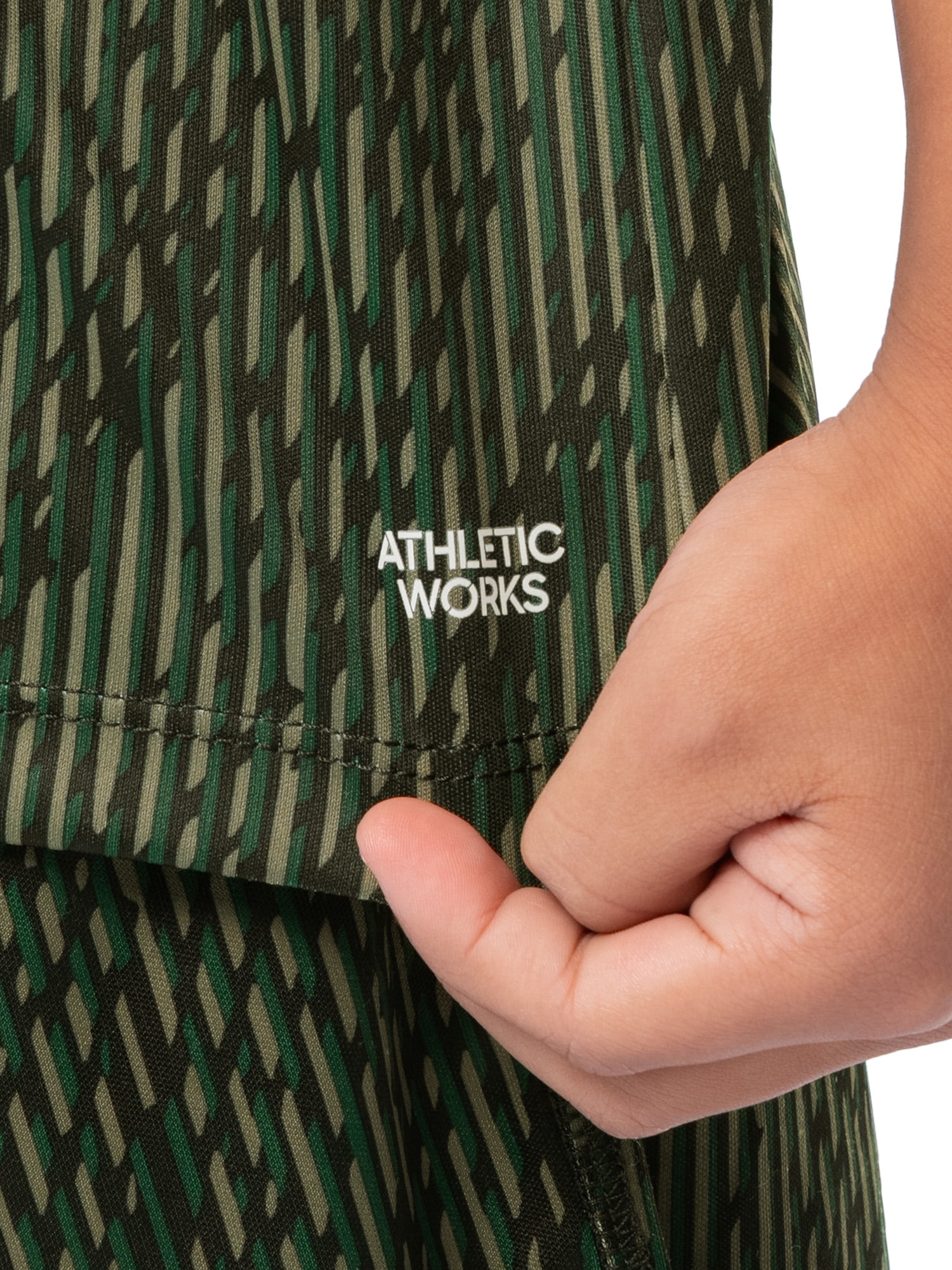 Athletic Works Boys Short Sleeve Core Performance T-Shirt, Sizes 4-18 & Husky