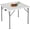 White, variant on Alpinel 6FT Folding Table | Black Ratten | Portable Plastic Table with Carry Handle | Waterproof & Foldable Table Design | Steel Frame with Lock | for Events, Camping, Indoor & Outdoor Use