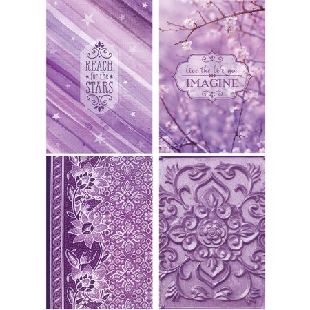 Notebook Set, 6.75" x 4.5" 4pk, Orchid