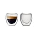 thumbnail image 2 of 12 Sets of 80ml Double-Walled Hollow Glass Coffee Cups for Drinking Tea, Coffee, Drinking Glasses, 2 of 5